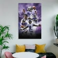 thumbnail image 6 of Lamar Jackson American Football Art Poster Poster Decorative Painting Canvas Wall Art Living Room Posters Bedroom Painting 08x12inch(20x30cm), 6 of 6