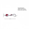 thumbnail image 2 of Dangle Earrings for Women,Created Leverback Sterling Silver Plated Drop Zircon Earrings Jewelry Gifts, 2 of 7