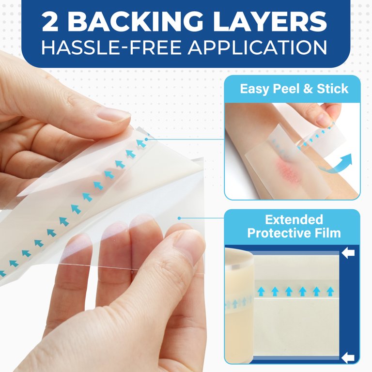 LotFancy Hydrocolloid Roll, 2 inch x 12 feet photo 8