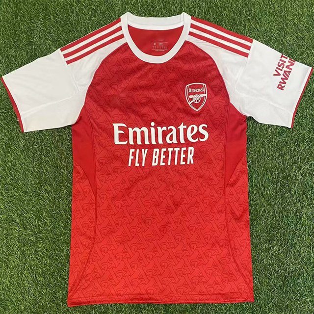 Camiseta De Fútbol Clásica De Verano Del Arsenal, De Manga Corta, En Rojo Y Blanco, Para La Temporada 25-26XL