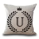 thumbnail image 1 of Funda de almohada Decoración del hogar Moda Letras inglesas Imprimir, U brillar Electrónica, 1 of 1