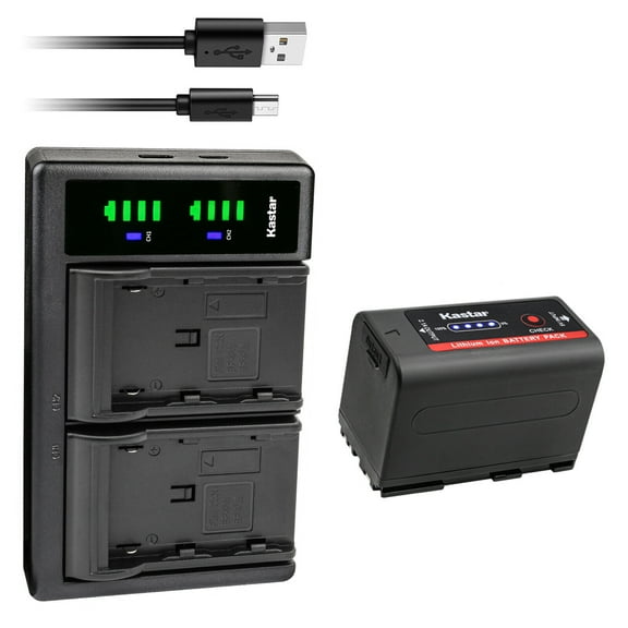 Kastar 1-Pack BP-950G Pro Battery and LTD2 USB Charger Compatible with Canon XF205, XF300, XF305, XH-G1 HDV, XH-G1S, XH-G1S HD, XL-H1A, XL-H1S, XL-H1S HD, RED KOMODO 6K Digital Cinema Camera