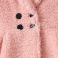 thumbnail image 6 of Mwjwdo Toddler Baby Girl Fall Winter Clothes Sherpa Trench Coat Fleece Princess Dress Coat Jacket Kids Overcoat Pink 5 Years, 6 of 7