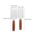 thumbnail image 2 of WORGEOUS Stainless Steel Cheese Grater 2Pcs Silver Efficient Grating Home Cooks, 2 of 7