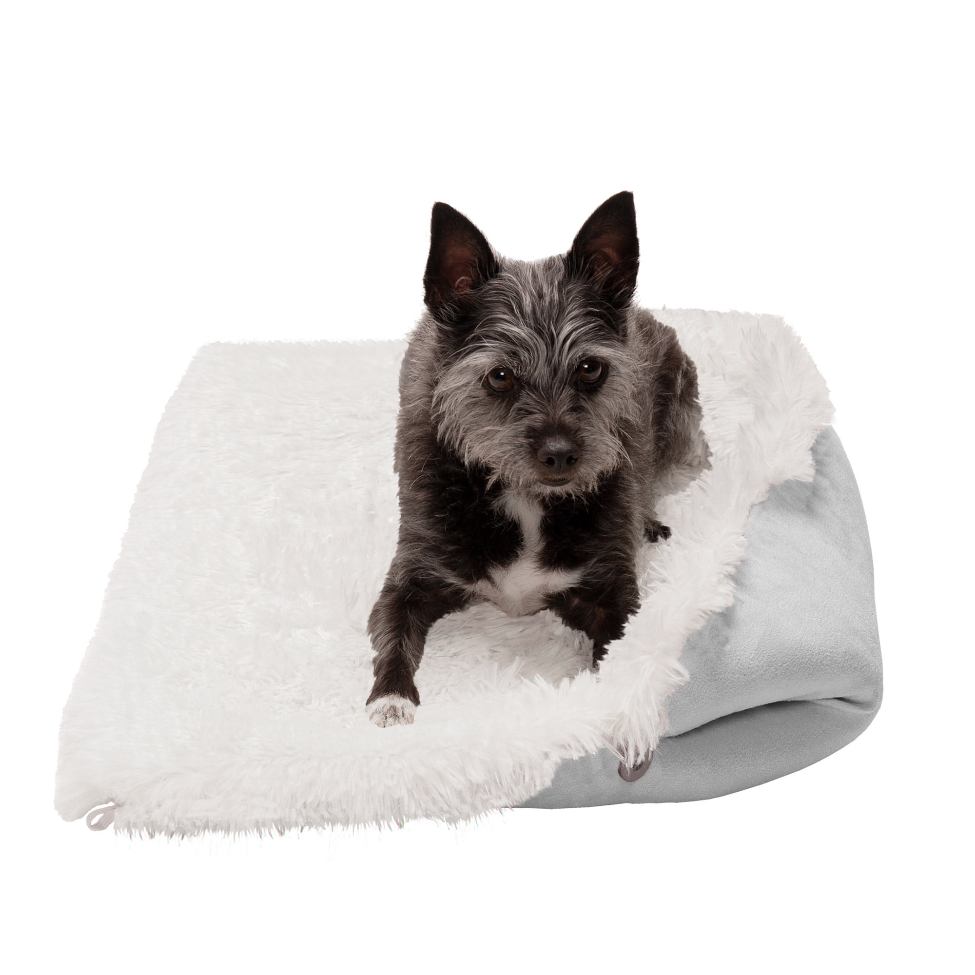 FurHaven Pet Dog Bed Convertible SelfWarming Cuddle Pet Mat & Bed
