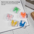 thumbnail image 4 of Soidarity 1 Pair Earplugs Sleeping Noise Reduction Earbuds Protection Soft Study Reusable Pocket Silicone Travel Earplug Ear Snoring Type3 Soidarity MR2190-00B, 4 of 6