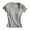 Gray, variant on Women’s Pajama Top U-Neck Short Sleeve Loungewear T-Shirt Breathable Nightwear Casual Sleep Blouse