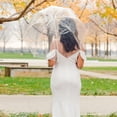 thumbnail image 5 of Weddingstar Large Clear Plastic Bubble Wedding Umbrella, 5 of 5