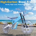 thumbnail image 6 of East doll 36V Electric Dirt Bike for Kids, 13 mph High-Speed Electric Bicycle Ride on Dirt Bike for Kids Aged 5+, 500W Peak Brushless Motor, 14" Pneumatic Tire, Max Load 143 lbs, Blue, 6 of 8