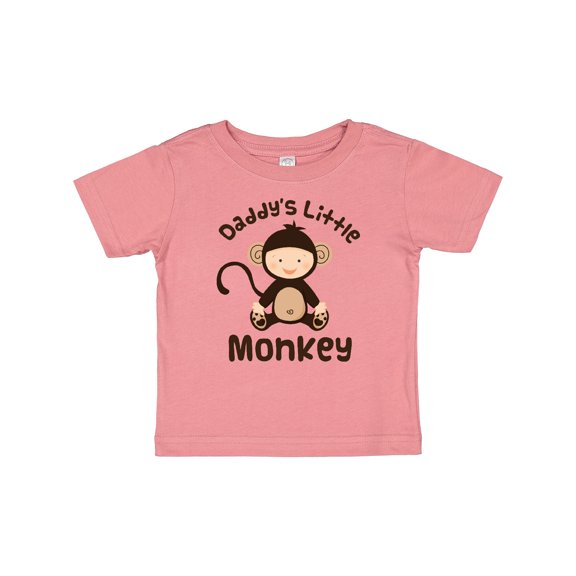 Inktastic Daddys Little Monkey Boys or Girls Baby T-Shirt