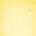 thumbnail image 1 of Ahgly Company Indoor Square Solid Yellow Modern Area Rugs, 5' Square, 1 of 4