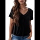 thumbnail image 1 of Tops Casuales de Corta para Mujer, Color Negro, Talla L, 1 of 7