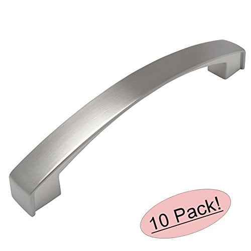 Cosmas 616128SN Satin Nickel Modern Hardware Arch Handle Pull