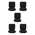 thumbnail image 1 of Guardoinrt Soft and Breathable Swivel Chair Cover Seating Experience Black Backrest + Cushion Cover 5Set, 1 of 6
