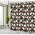 thumbnail image 4 of Ambesonne Oriental Shower Curtain, Traditional Bohemian Stars, 69"Wx75"L, Charcoal Grey and Multicolor, 4 of 4