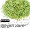thumbnail image 4 of Cesta Césped Relleno Artesanía Triturado Papel, Rafia Regalo Relleno para DIY Regalo Pascua Cesta Relleno Fiesta Decoración (Claro Verde, Dorado Tono, 1Paquete Aprox. 200g) Unique Bargains papel de regalo arrugado y papel de relleno, 4 of 6