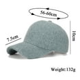 thumbnail image 3 of Dyfzdhu Fashion Women Men Sport Solid Color Keep Warm Knitting Beach Baseball Cap Hip Hop Hat Sun, 3 of 5