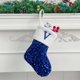 thumbnail image 1 of Calcetines con letras navideñas, calcetines sólidos de lana con colgante, adornos navideños, bolsas de regalo, calcetines para mujer., 1 of 3