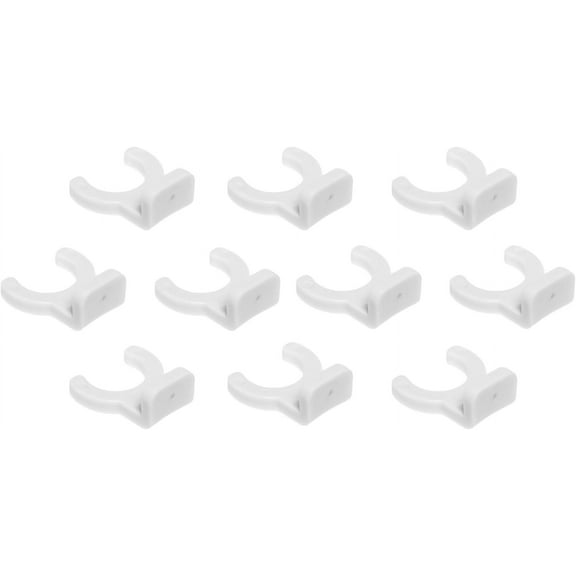 Creative Hobbies White Plastic Mounting Bracket for Night Light Shade - Clips onto Night Light Module Base - Pack of 10