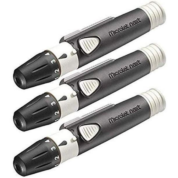 Contour Next Microlet Lancing Device, 3 Count + O'WELL Lancets, 300