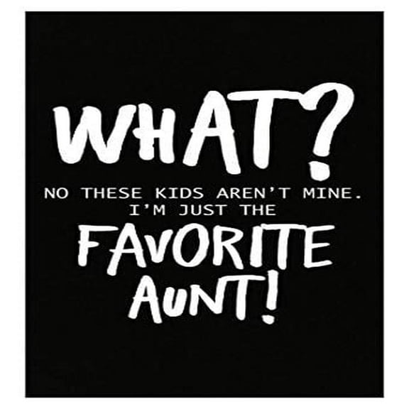 Funny Aunt Poster - Wall Decor for Family Gift