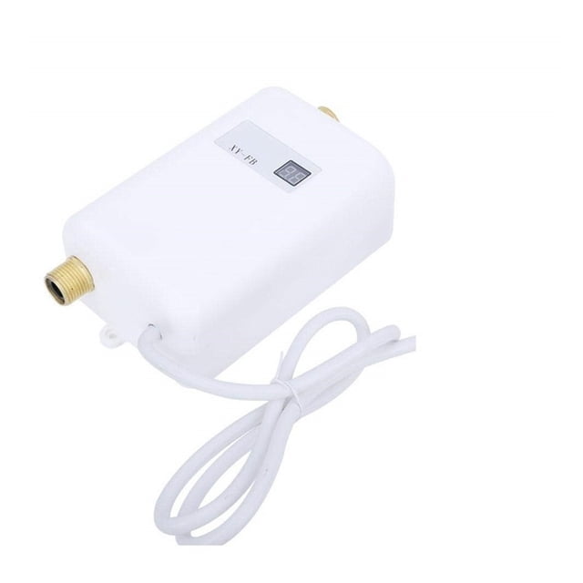 3800W Instantaneous Mini Water Heater Instant Electric Tankless Water Heater Instant Electric Water Heating Shower ,Digital Temperature Display