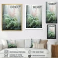 thumbnail image 4 of Designart "Ferns love expression VI" Floral & Botanical Wall Art Living Room, 4 of 5