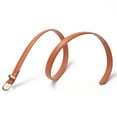 thumbnail image 6 of Eosunjian Women Waist Belt Fitted Solid Color Alloy Buckle Faux Leather Adjustable Lady Waist Strap Garment Accessories Beige, 6 of 13