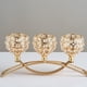thumbnail image 4 of Portavelas de cristal de 3 brazos, candelabros de de , candelabros, candelabros, decoración para hogar B dorada Colco Candelabros de cristal de 3 brazos, 4 of 7
