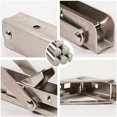 thumbnail image 4 of Estante de pared plegable Laklulu de 500 mm, soporte plegable de acero inoxidable 304 para banco de trabajo, soporte de soporte plegable, soporte de estante de pared (2 piezas), plateado WHWY, 4 of 5