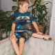 thumbnail image 4 of Balery Sunshine Underwater Sand Turtle Conjunto de Pijama Infantil de Manga Corta con Estampado – Ropa de Dormir de Algodón Suave-XX-Large, 4 of 6