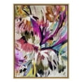 thumbnail image 2 of Kate and Laurel Sylvie Amaze Framed Canvas Wall Art by Inkheart Designs, 28x38 Natural, Abstract Colorful Wall Art Decor, 2 of 6