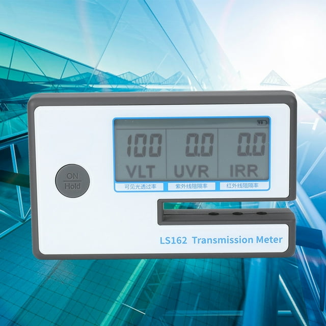 Hilitand Solar Film Transmission Meter Battery Powered Window Solar Tester Meter For Measure Film Filmed Glass Window Tint Side Windshield