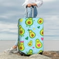 thumbnail image 7 of Hirioo Cartoon Avocado for Elasticity Suitcase Cover (No luggage Included) Durable Luggage Protector Fits 18-32 Inch Luggage-Small, 7 of 7