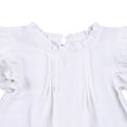 thumbnail image 4 of Robes de Princesse Unies pour Tout-Petites Filles, Douces, à Volants, Col Ras du Cou, Sans Manches, Robe d'Été, Vêtements Décontractés, 4 of 7