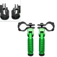 thumbnail image 1 of Reposapiés traseros plegables Reposapiés plegables Estriberas Pedales Verdes aptos para Scooters Motocicletas, 1 of 4
