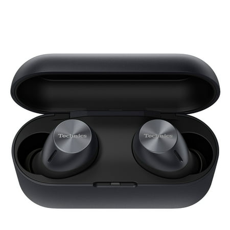 UPC: 0885170381131 | Technics Earbuds  True Wireless with Charging Case  Black  EAHAZ40K