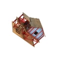thumbnail image 1 of tamizeot 1/72 Models House Unpainted DIY Wooden House Projects A Assemble DIY Accessory Type A, 1 of 6
