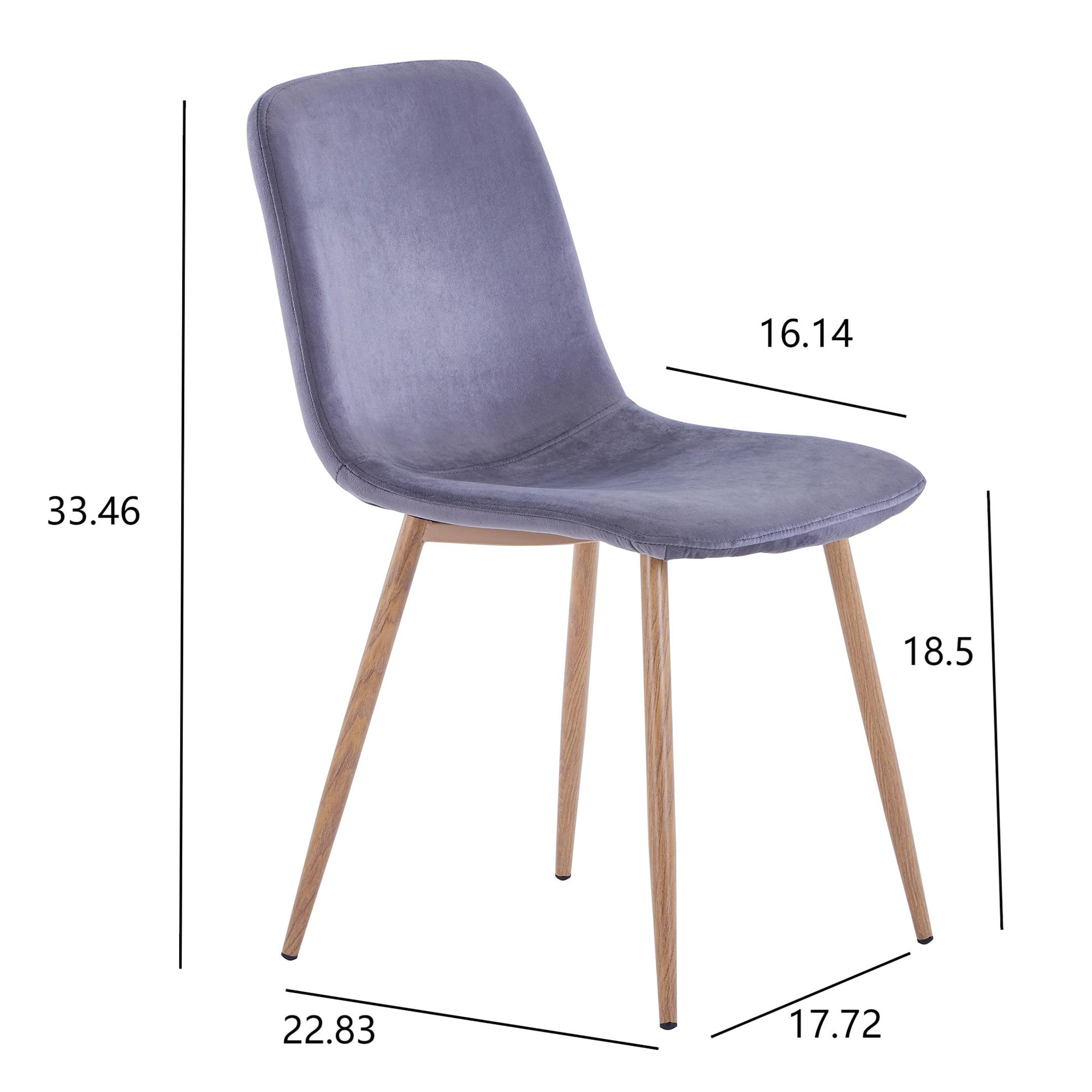 Kadyn Dining Chair 4PCS, Dining Room Chairs for Restaurants, Cafes, Kitchen Chairs for Living Rooms, Blue Kadyn Dining Chair 4PCS, Dining Room Chairs for Restaurants, Cafes, Kitchen Chairs for Living Rooms, Blue
