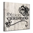 thumbnail image 3 of Crafted Creations Merry Christmas Canvas Wall Art - 12" x 12", 3 of 3