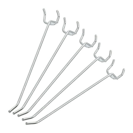 

50 Pcs 6-Inch Pegboard Hooks Shelving Hooks and Organizer Assortment