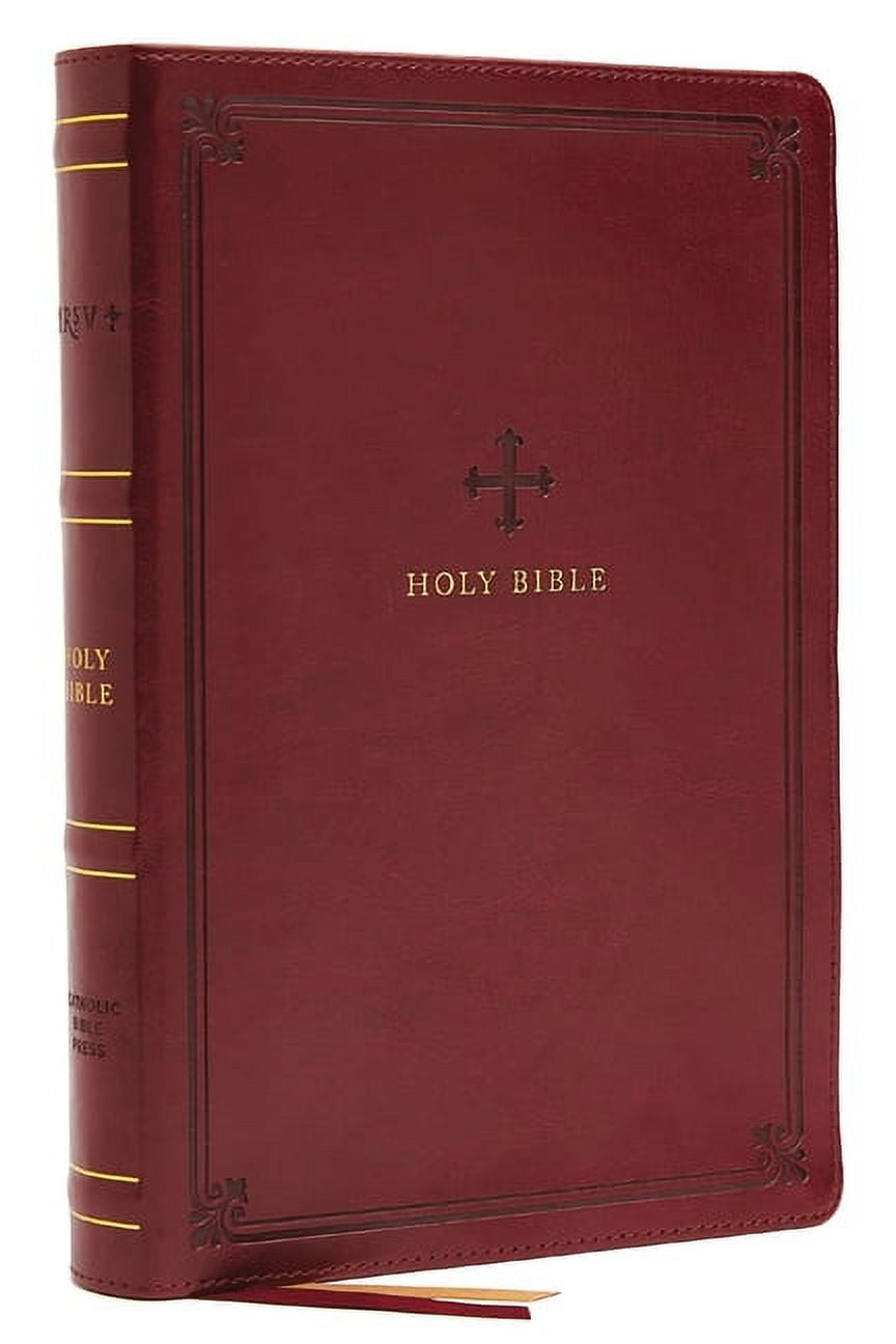 Catholic Bible Press NRSV, Standard Large Print, Leathersoft, Red