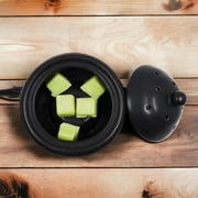HOSLEY Ceramic Oil Warmer, Black