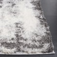 thumbnail image 4 of SAFAVIEH Lindsay Rozanne Distressed Polyester Shag Area Rug, Dark Grey/Grey, 5'3" x 7'6", 4 of 10