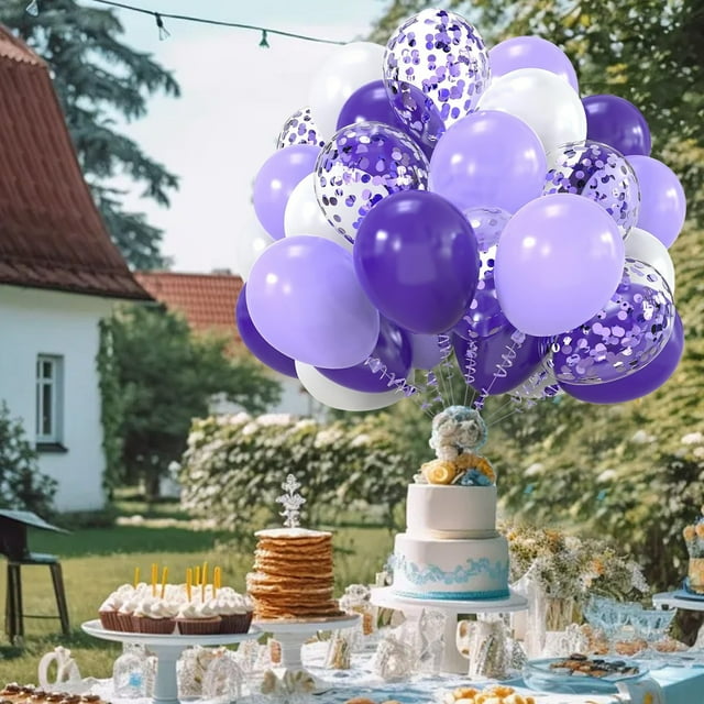 Set de 30 Globos Multicolores para Decoración de Fiestas, Cumpleaños y Bodas.