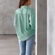 thumbnail image 3 of Camisa tipo cárdigan informal,Camisa a rayas para mujer con blusa holgada Cárdigan a rayas Achieve More, 3 of 6