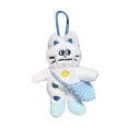 thumbnail image 4 of Llavero de peluche de gato, colgante para mochila, llavero decorativo hecho a mano, accesorios de bricolaje para coche. Blanco, 4 of 9