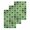 Multicolor, variant on Saint Patrick's Day Kitchen Dish Towels for Drying Dishes Set of 2, Green Plaid Clovers Geometric Waffle Weave Microfiber Hand Tea Bathroom Towels Quick Dry & Absorbent Towel 12x12