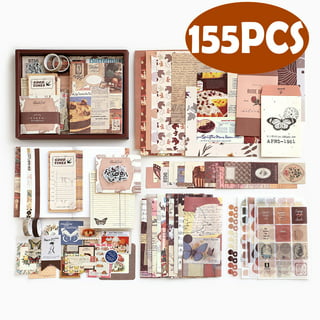 Austok DIY Scrapbook Photo Album, with Pens and Stickers, with Scrapbooking Kits Suitable for Anniversary, Travelling, Family, Graduation Gift for