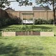 thumbnail image 6 of Home-Complete Raised Garden Bed - 8ftx2ft Wood Planter Box with Open Bottom, 6 of 9